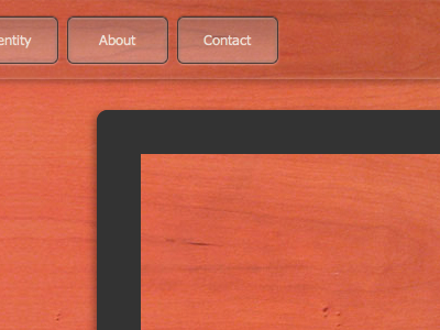 CSS Site In Progress antonio buttons css designchops mark material portfolio site ui web wood