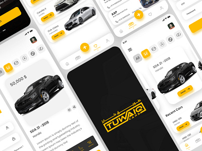 Tuwaiq Cars Listing App app app design app ui car buying app car rent car selling app cars cars listing apps design carsshowrooms creative app designs creative cars listing apps figma ios iphone app design minimal app design mobile app design mobileui modern apps design trendy ux