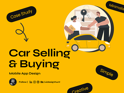 Car Selling and Buying - Mobile App Design