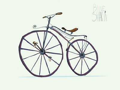 Boneshaker 1869 1869 artbook bicycle bike boneshaker history illustration
