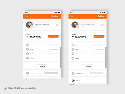 Make A Setting UI/UX (Daily UI 007) dailyui design illustration mobile app design ui ux website