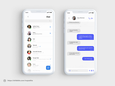 Make A Direct Messag UI/UX Design