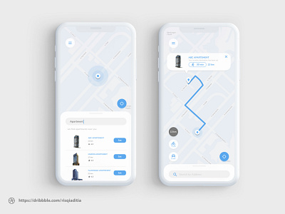 Make a Location Tracker UI/UX Design