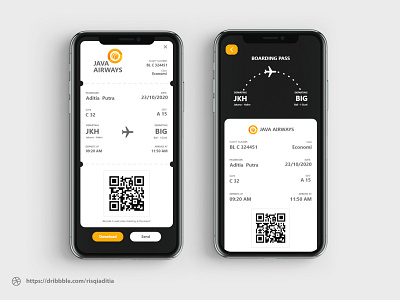 Make A Boarding Pass UI/UX Design branding dailyui dailyuichallenge design illustration mobile app design modern ui ux vector