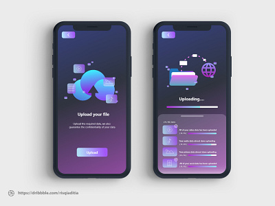 Make An Uploading UI/UX Design app dailyui dailyuichallenge design illustration mobile app design modern ui ux website