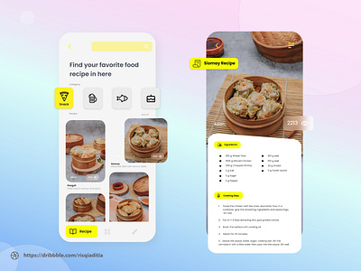 Make a Recipe UI/UX Design app branding dailyui dailyuichallenge design mobile app design modern ui ux website