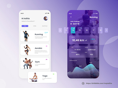 Make a Workout Tracker UI/UX Design