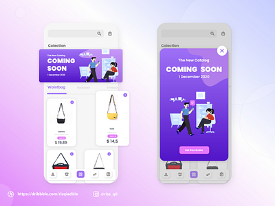 Make A Coming Soon UI/UX Design