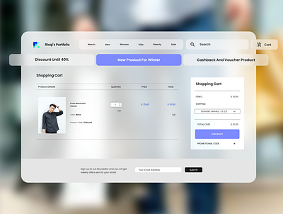 Daily UI Day 58 ( Shopping Cart ) branding dailyui dailyuichallenge design mobile app design modern neomorphism ui ux website