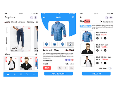 E-Commerce App app appdesign application behance design graphicdesign inspiration interaction interface mockup ui ui design uidesign uiux uiuxdesigner user interface userinterface ux uxdesign wireframe