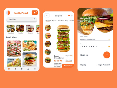 Online Food Delivery App animation app appdesign application behance design graphicdesign inspiration interaction interface mockup ui uidesign uiux userinterface ux uxdesign web webdesign wireframe