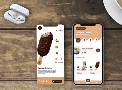 Ice_Creamo animation application design graphicdesign inspiration interaction mockups ui ui designer uidesign uiux user interface design userinterface ux ux designer uxdesign webdesigner webdeveloper website wireframe