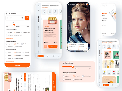 Skin_Care animation application color design graphicdesign inspiration interaction mobile productdesign ui uidesginer uidesign uiux userinterface ux uxdesigner webdeveloper webdevelopers website wireframe
