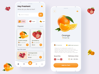 MFruits by Prashant Upadhyay on Dribbble