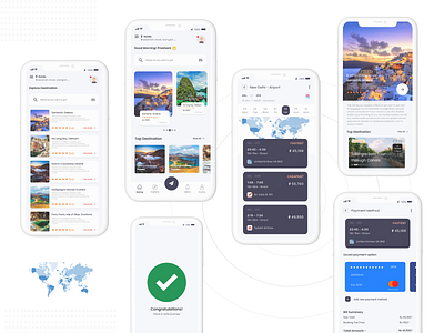 Travel App animation application color design graphicdesign inspiration interaction mobile mockups theme ui ui design uidesign uidesigner uiux user interface design userinterface ux uxdesign uxdesigner