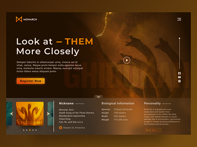 Ghidorah - Monarch Header Concept