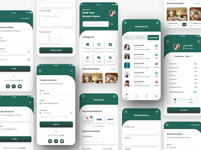 Rent Payer App UI