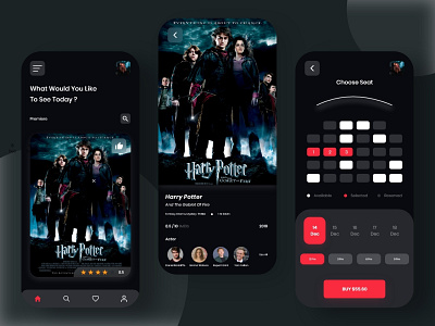 Movie Ticket App UI