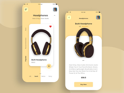 Headphone Store UI