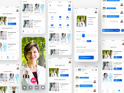 Doctor Appointment Booking App android app appointment dailyui design doctor hospitalonlinebooking illustration minimal typography ui uiux
