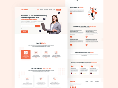 Job Portal Landing page