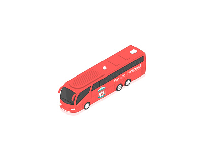 Liverpoolfc bus bus illustration liverpool team