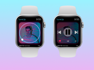 Music player for Apple watch 009 dailyui design ui watch