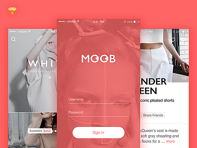 Moob shopping app 