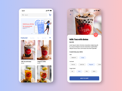 [Concept] Mobile Drink Order App