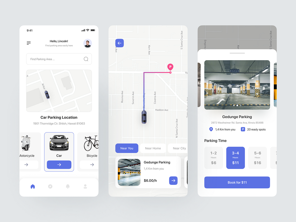 Parkirke - Parking Spot Mobile App by Alvin Elian for Pickolab Studio ...