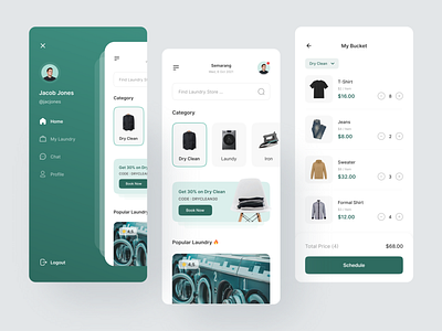Londri - Laundry Service Mobile App by Alvin Elian for Pickolab Studio ...