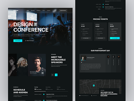 DESCON - Event Organizer Landing Page by Alvin Elian for Pickolab ...