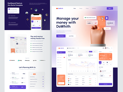 DoWhith - Saas Landing Page by Alvin Elian for Picko Lab on Dribbble