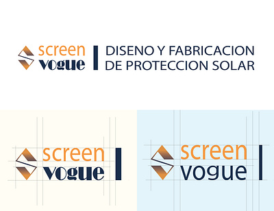 Screen Vogue logo creative typography design logo logo design modern logo fonts