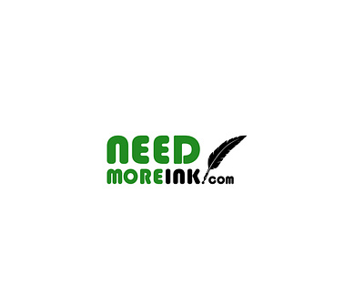logo for NEEDMOREINK COM creative typography design logo logo design modern logo fonts