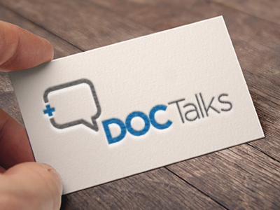 DOC Talks Logo discussion logo medical
