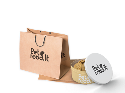 Petfood logo advertisement branding design graphic design illustration logo vector