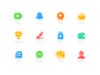 Preschool Functional icons