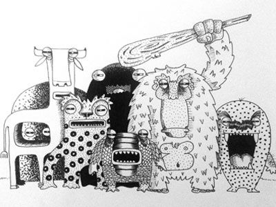 Monsters illustration