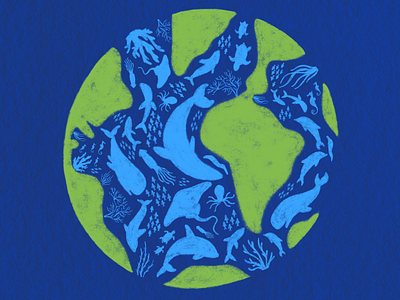 Mission Blue - Sylvia Earle Alliance blog draw illustration ilustración matrushka mx ocean web