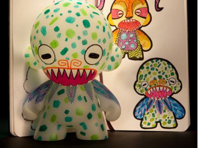 Munny Sketch & Toy illustration toy vinyl