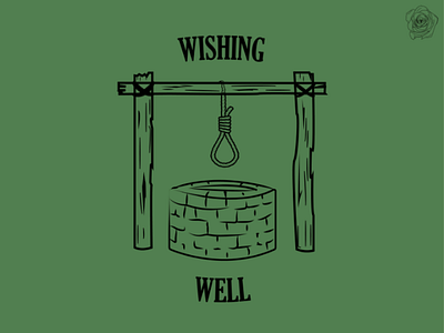 wishing well art artwork blink182 design graphicdesign illustrator vector well