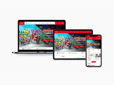 Nintendo UK Redesign branding design figma graphic design ui ux web design webflow