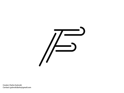 F Logo Design By Darko On Dribbble