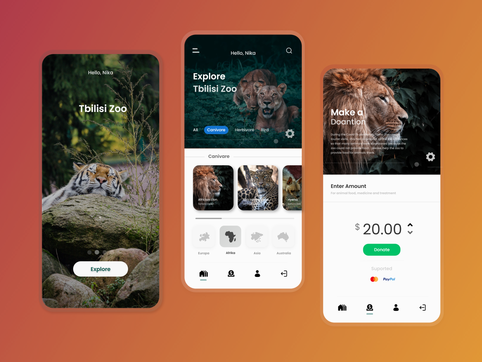 zoo by NIKa on Dribbble