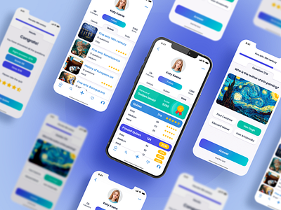 Quiz creation - Mobile App Design