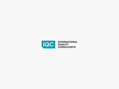 Logo IQC brand identity branding design graphic design identity illustration logo logodesign logotype style typography vector