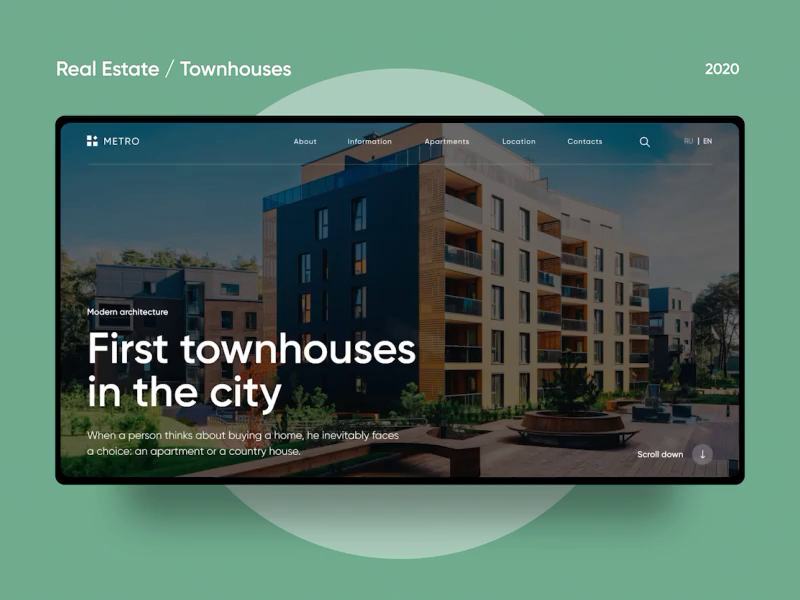Real Estate / Screen Transition by Atman on Dribbble