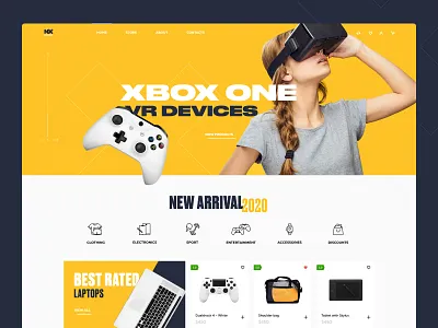 E-commerce // Atman ecommerce laptops shop ui ux web xbox