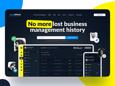 Landing Page for LeapXpert